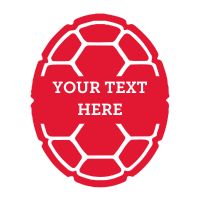 Image of sticker template with turtle shell